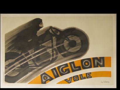 Affiche Aiglon Vole, d’après B. Lancy circa 1927 H. 78cm, l. : 119cm de large. Entoilée.


Aiglon,...