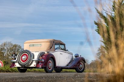 Mathis EMY 8 cabriolet Gangloff 1933 Chassis n°685665
Engine n°501509 
French registration



The...