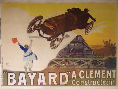 Affiche Bayard – A. Clément Constructeur d’après Weiluc, 1908