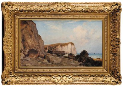 Theodore Alexander WEBER (1838-1907) Le pays de Caux Sur sa toile d'origine Signé...