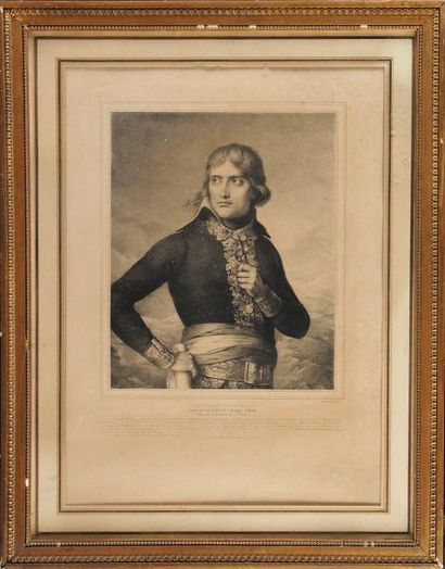 DAVID Jacques Louis, d'après Napoléon Bonaparte Général en chef de l'armée d'Italie...