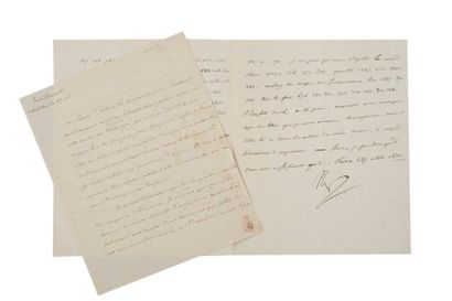 NAPOLÉON Ier Lettre signée «Np» (large signature), adressée à Hugues-Bernard MARET....