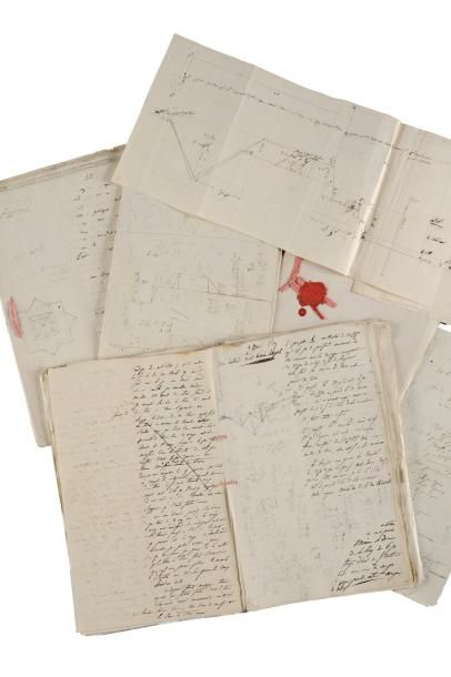 NAPOLÉON Ier Manuscrit préparatoire de son «Essai sur la fortification de campagne»....