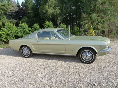 1965 FORD Mustang Fastback Lorsque la Ford Motors Company commercialisa la Ford Mustang,...