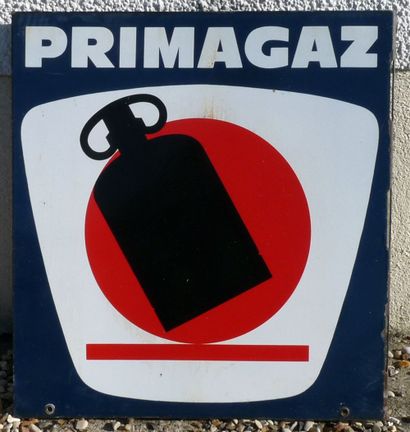 null Plaque Primagaz double-face (51 x 55 cm).