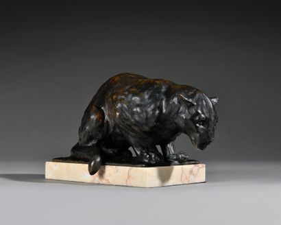 Rembrandt BUGATTI (1884-1916)

Jaguar accroupi,...