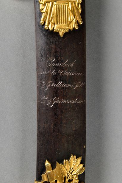 null RARE NATIONAL AWARD SABER AND BELT GIVEN BY FIRST CONSUL BONAPARTE TO REAR-ADMIRAL...
