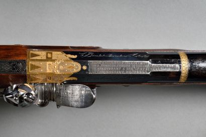 null EXCEPTIONAL AND UNIQUE "BOUTET A VERSAILLES" FLINTLOCK BLUNDERBUSS. 

Round...