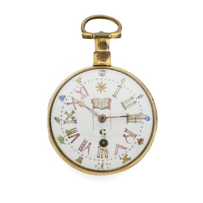 WEEPER CRUMSEY
Vers : 1800.
 Montre franc-maçon...