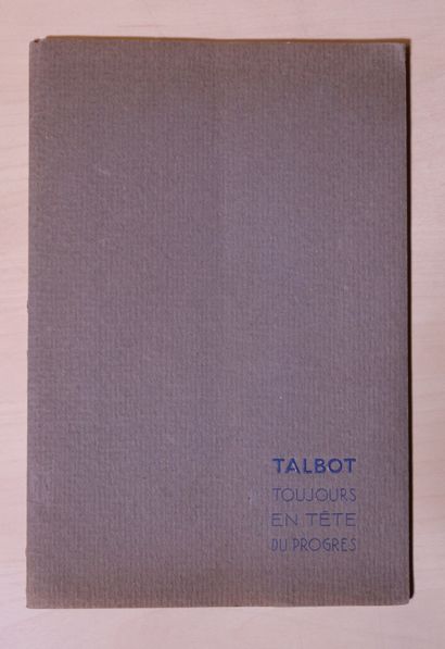 null Important lot of various catalogs
Delahaye ; Delage ; Cotal ; Voisin ;
Talb...