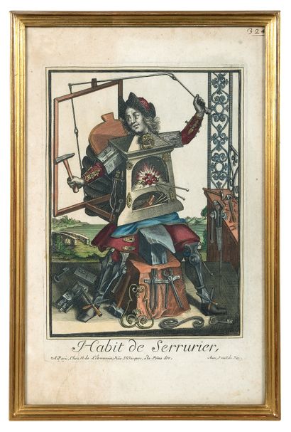 null Nicolas II de LARMESSIN (1632-1694))



Five color engravings from "Habit des...