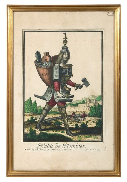 null Nicolas II de LARMESSIN (1632-1694))



Five color engravings from "Habit des...