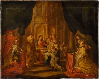  Ecole flamande du XVIIe siècle, suiveur de Pierre Paul Rubens
