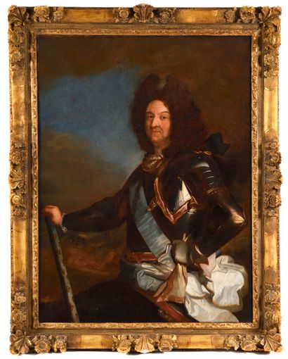  18th century French school, follower of Hyacinthe Rigaud
Portrait of King Louis... Gazette Drouot