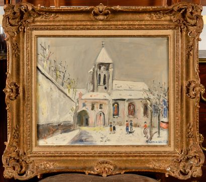  Maurice UTRILLO (1883-1955)

Église de Groslay sous la neige, vers 1953

Huile sur... Gazette Drouot
