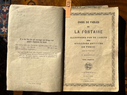 null LA FONTAINE (J. de): Choix de fables de La Fontaine illustrées par un groupe...