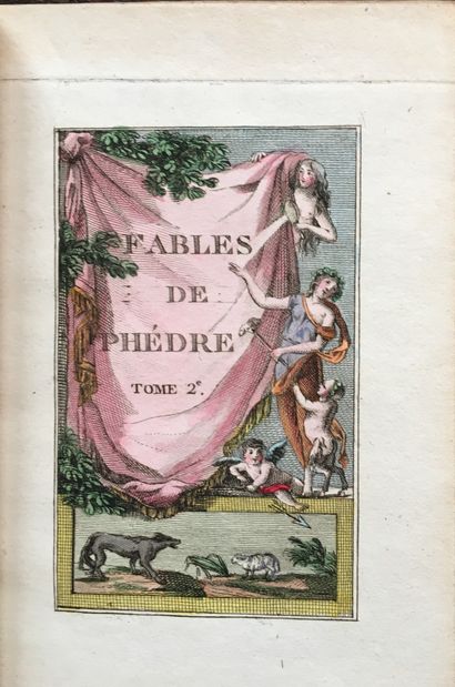 null PHEDRE: Fables. Didot l'Ainé, 1806. 2 vols. in-12 contemporary brown glazed...