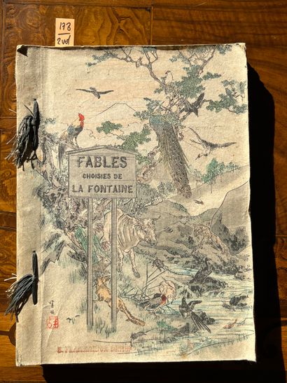 null LA FONTAINE (J. de): Choix de fables de La Fontaine illustrées par un groupe...