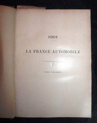 null La France Automobile 1901, 6 ème année, 52 numéros, reliée en 1 volume