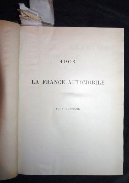 La France Automobile 1904, 9 ème année, 53...