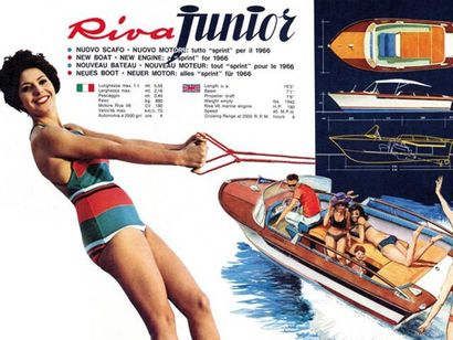 1963 RIVA Junior Coque n° 401 (Construction: Bois) Longueur: 5,70 m - Largeur: 2,04...