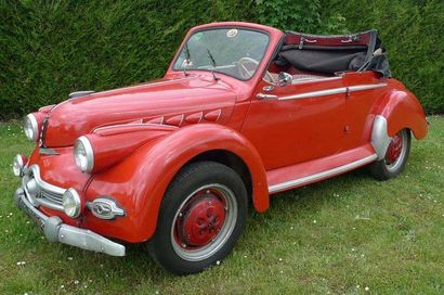 1950 PANHARD Dyna X86 Cabriolet "2 propriétaires en 56 ans" N° de série: 461507 Carte...