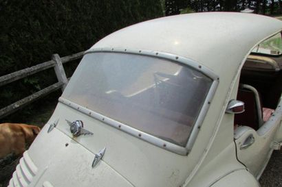 1951 RENAULT 4CV «Pie» Prototype «4795 AT 75» Carte grise française N° de série 1...