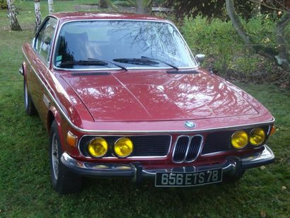 1974 BMW 3.0 CS "La bavaroise la plus latine" Châssis n°4300074 Carte grise française...