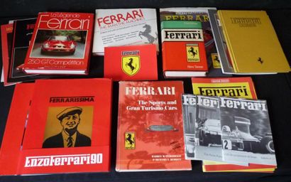 null Lot FERRARI comprenant «La légende Ferrari 250 GT Compétition » par Jess G Pourret;...