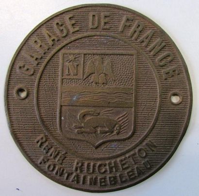 Médaille «Garage de France Fontainebleau...