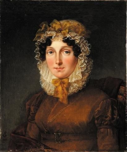 ECOLE FRANCAISE DU XIXème siècle Portrait de femme
Toile
Signé d’un monogramme EA...
