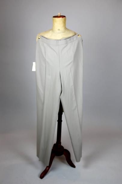 HERMES Pantalon en coton couleur taupe Taille 42
