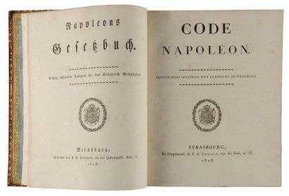 null (*)CODE NAPOLÉON Edition seule officielle pour le royaume de Westphalie. Strasbourg,...