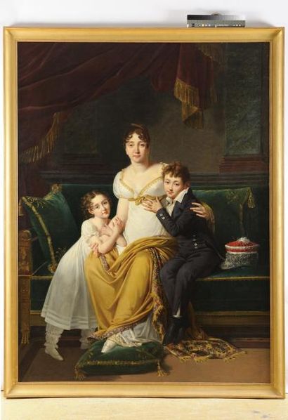 Robert LEFEVRE (1755-1830) Portrait de la Marechale SOULT, Duchesse de Dalmatie avec...
