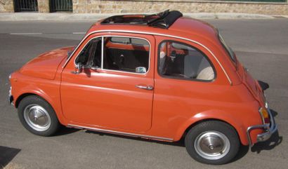 1971 FIAT 500L,"Inventée par Dante Giacosa, la Fiat 500 est fabriquée en Italie entre...