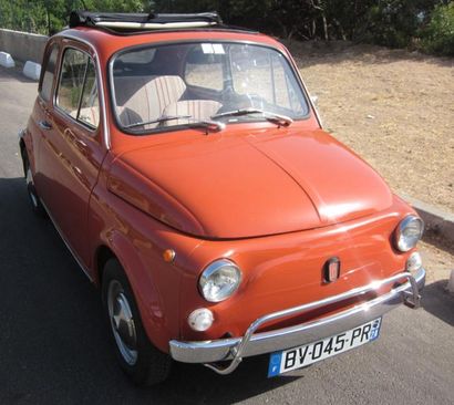 1971 FIAT 500L,"Inventée par Dante Giacosa, la Fiat 500 est fabriquée en Italie entre...