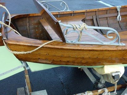 1943 BARQUE,"Chantier Kröger, Warnemünde, 4 m x 1,23 m. 
Cette barque fut commandée...