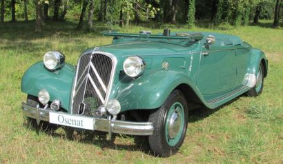 1937 CITROEN TRACTION 11 B Cabriolet "Citroën produit la traction de 1934 à 1957....