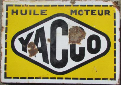 null "Plaque YACCO, double-faces, 50 x 35 cm."