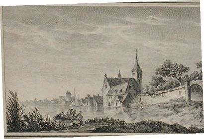 NICOLAS-FRANÇOIS BELLART Course en Normandie et en Bretagne en 1820. Reliure de l'époque,...