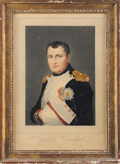 Jacques Louis DAVID (1748-1825), d'après «Napoléon Bonaparte en buste, en uniforme...