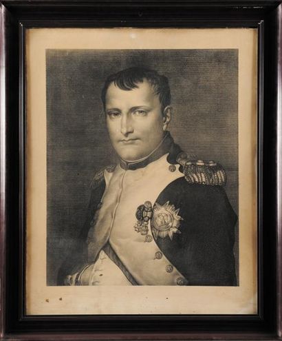 Jacques Louis DAVID (1748-1825), d'après «L'Empereur Napoléon Ier, en buste portant...