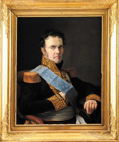 ÉCOLE FRANÇAISE DE LA PREMIÈRE PARTIE DU XIXE SIÈCLE «Philibert Comte Curial» (1774-1829),...