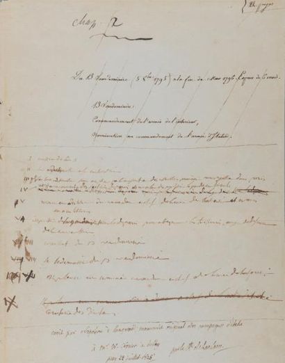 NEY (Michel) Lettre signée «Mal Pce de la Moskowa» au général Henri-Gatien BERTRAND....