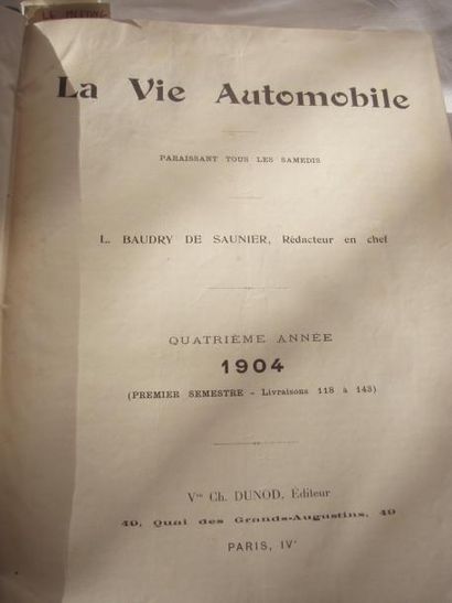 null LA VIE AUTOMOBILE 1904