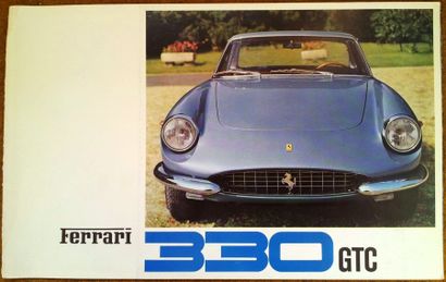 FERRARI 330 GTS, 330 GTC, 330 GT et 330 GT 2ème série : belle suite de 4 documentations....