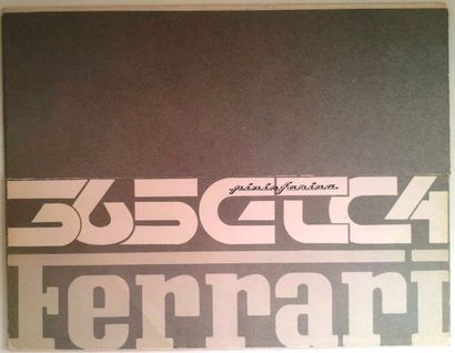 FERRARI	 365 GTC4 et 365 GT4 2+2 : 2 catalogues en 3 langues, le GTC4 est en porte...