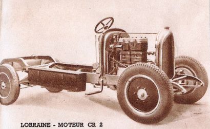 1925 LORRAINE-DIETRICH Type B3/6 Modifié Numéro de série : 122.901
Carte grise de...