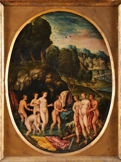 ECOLE ITALIENNE de la fin du XVIIème siècle, Suiveur de Jacopo BERTOJA