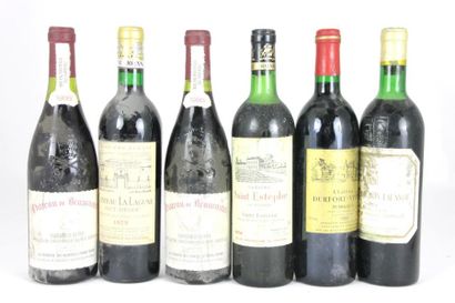 LOT panaché de 6 bouteilles: Château PICHON-LALANDE...